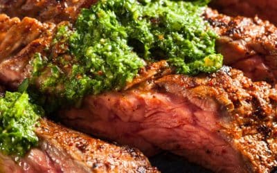 Easy Grilled Skirt Steak with Chimichurri Sauce
