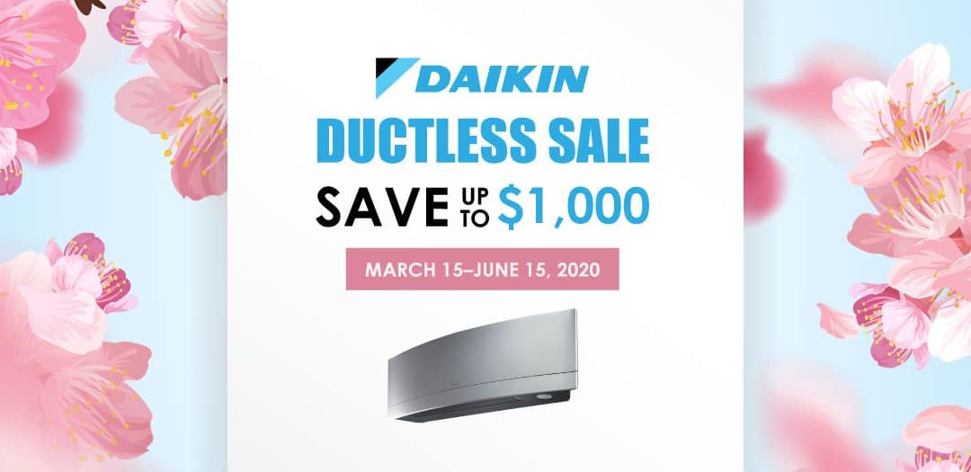 Huge Savings on a New Daikin Ductless System