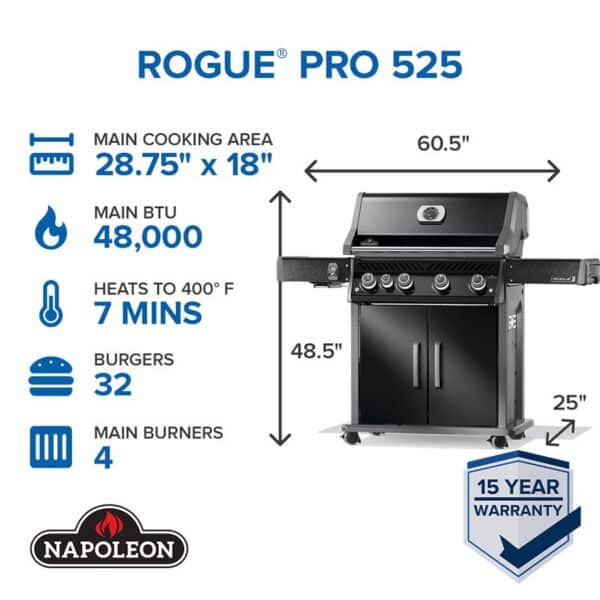 Napoleon Rogue® PRO 525 SIB (NG) - Image 4
