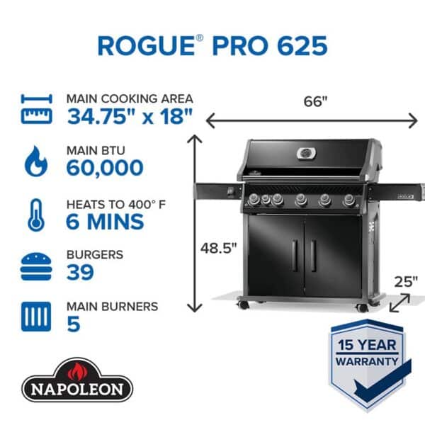 Napoleon Rogue® PRO 625 SIB (P) - Image 3