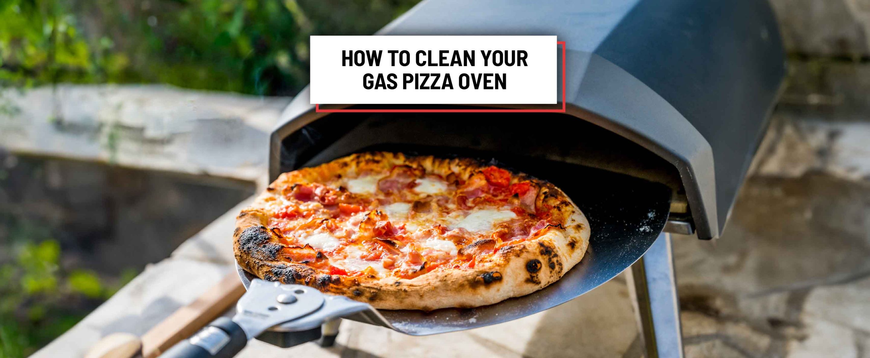 clean pizza oven