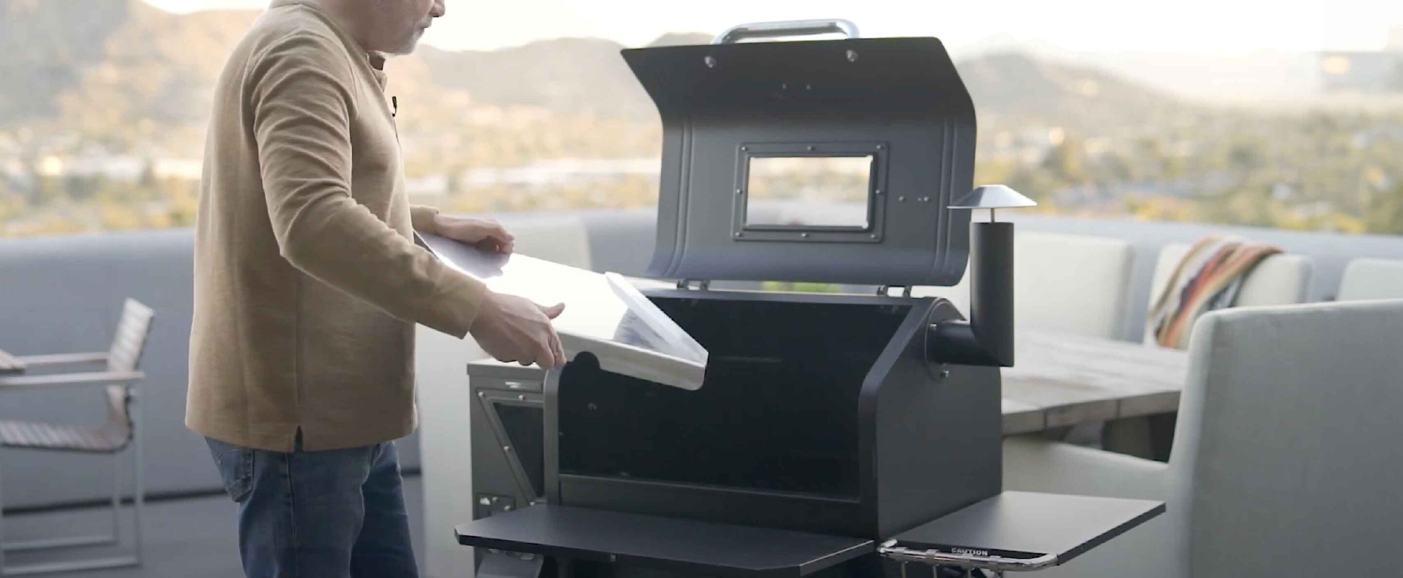 Clean a pellet grill